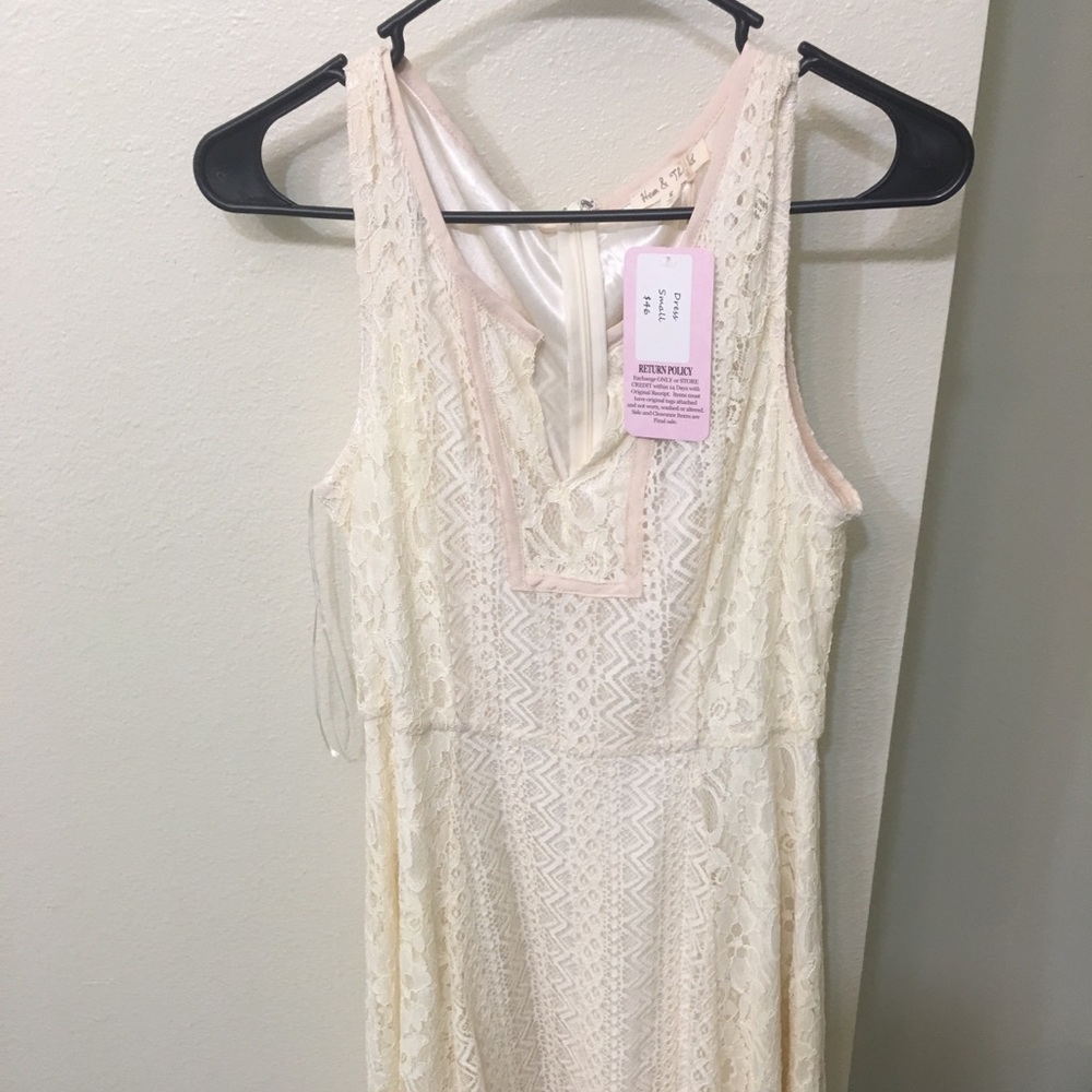 Small ivory lace dress